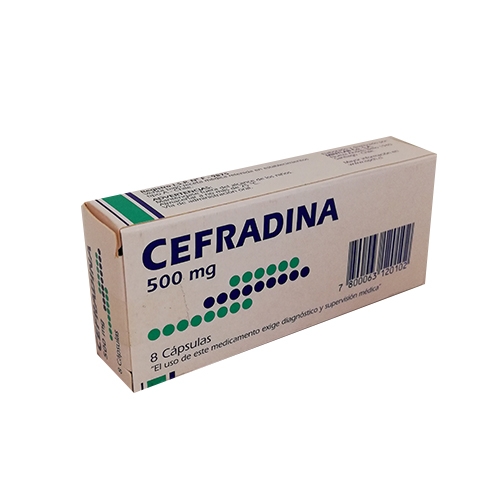 Cefradina 500mg 8caps | MedFarma